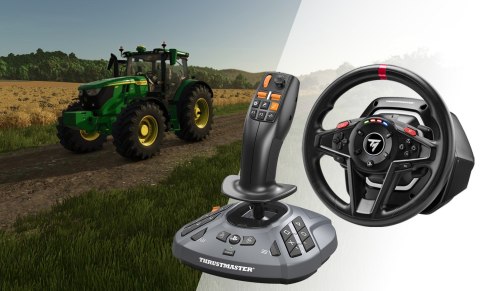 THRUSTMASTER Thrustmaster T128 SimTask Farming Pack Czarny Kierownica + pedały + dźwignia zmiany biegów PC, PlayStation 4, PlayStation 5