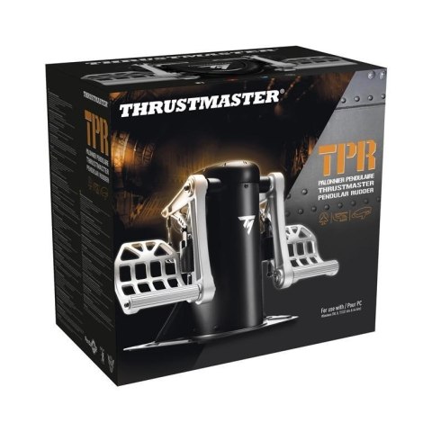 THRUSTMASTER Thrustmaster TPR Rudder Czarny, Srebrny USB Flight Sim Analogowy PC
