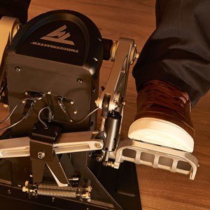 THRUSTMASTER Thrustmaster TPR Rudder Czarny, Srebrny USB Flight Sim Analogowy PC