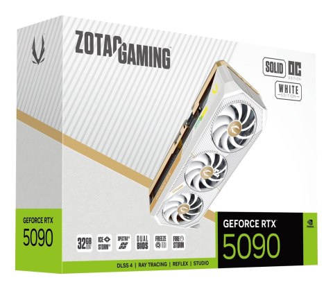 ZOTAC Karta graficzna ZOTAC GAMING GeForce RTX 5090 32GB SOLID OC WHITE