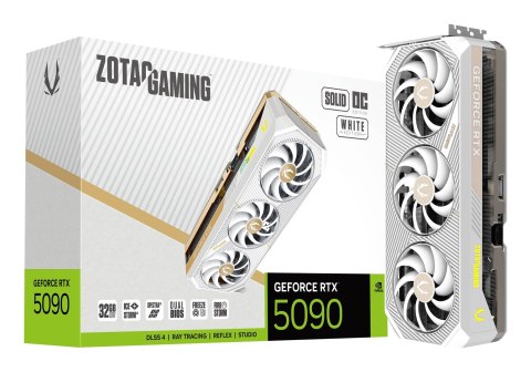 ZOTAC Karta graficzna ZOTAC GAMING GeForce RTX 5090 32GB SOLID OC WHITE