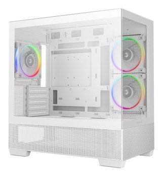 DEEPCOOL DeepCool CG380 3F WH Midi Tower Biały