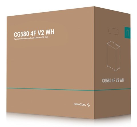 DEEPCOOL Obudowa DeepCool CG580 4F V2 Midi Tower Biała R-CG580-WHADA4-G-2