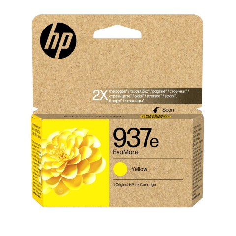 Hewlett-Packard HP Oryginalny żółty tusz 937e EvoMore