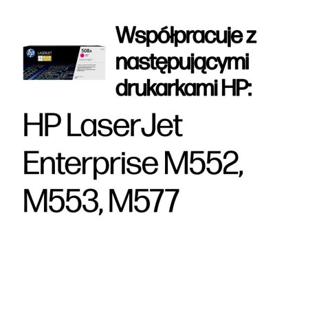 Hewlett-Packard TONER CARTRIDGE 508A MAGENTA/.