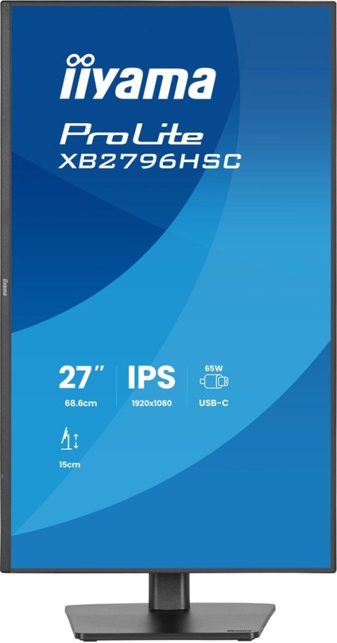 IIYAMA Iiyama ProLite XB2796HSC-B1 monitor komputerowy 68,6 cm (27") 1920 x 1080 px Full HD LED Czarny