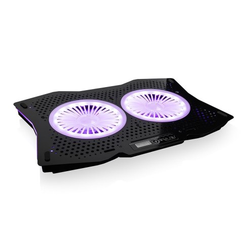 MODECOM MODECOM CF18 RGB SILENT FAN CZARNA PODSTAWKA CHŁODZĄCA POD LAPTOPA