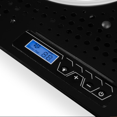 MODECOM MODECOM CF18 RGB SILENT FAN CZARNA PODSTAWKA CHŁODZĄCA POD LAPTOPA
