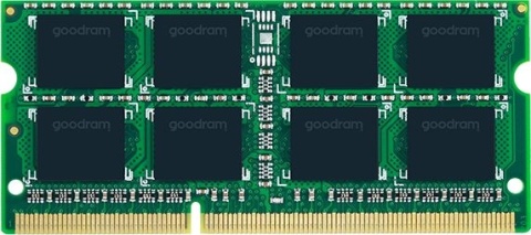 Pamięć do laptopa GoodRam SODIMM, DDR3, 4 GB, 1600 MHz, CL11 (GR1600S364L11S/4G)