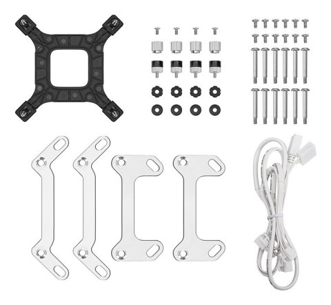 DEEPCOOL Kompaktowa chłodnica Wasserkühlung Deepcool LM360 Biała