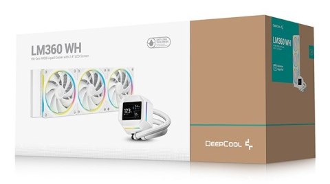 DEEPCOOL Kompaktowa chłodnica Wasserkühlung Deepcool LM360 Biała