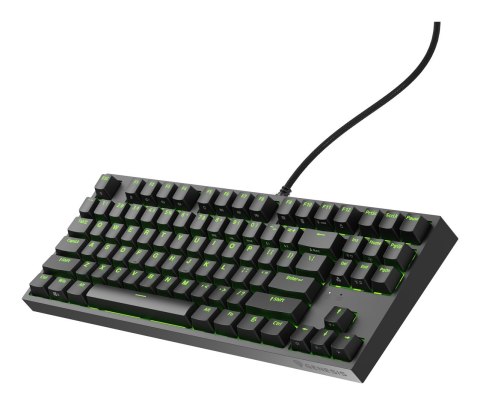 GENESIS GENESIS Thor 404 TKL klawiatura Gaming USB QWERTY Amerykański międzynarodowy Czarny
