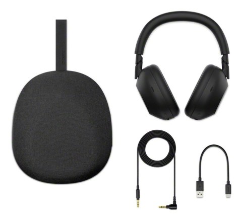 Sony Sony WH-1000XM6 Zestaw słuchawkowy Przewodowy i Bezprzewodowy Opaska na głowę Połączenia/Muzyka/Sport/Codzienność USB Type-C Blu