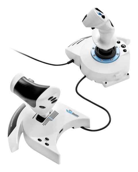 THRUSTMASTER Thrustmaster T.Flight Hotas 5 Microsoft Flight Simulator Edition Biały USB Flight Sim Cyfrowy PC, PlayStation 5, PlayStation 4