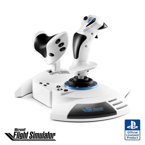 THRUSTMASTER Thrustmaster T.Flight Hotas 5 Microsoft Flight Simulator Edition Biały USB Flight Sim Cyfrowy PC, PlayStation 5, PlayStation 4