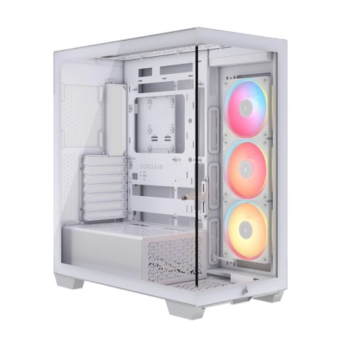 Corsair Obudowa komputera typu mid-tower CORSAIR 3500X LX-R RGB iCUE LINK biała ze szkła hartowanego