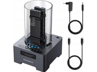 GRAUGEAR GRAUGEAR G-M2DK-CL-20G stacja dokująca do dysków twardych USB 3.2 Gen 2x2 Type-C Czarny