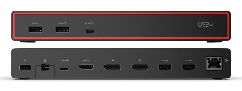 Lenovo Lenovo ThinkPad USB4 Dock 5000 Przewodowa Thunderbolt 4 Czarny