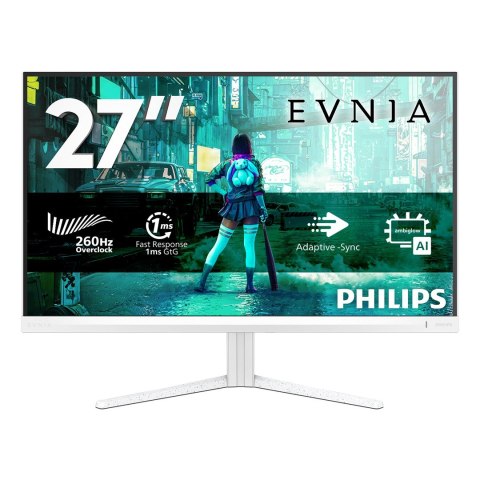 Philips Philips 27M2N3201PL/00 monitor komputerowy 68,6 cm (27") 1920 x 1080 px Full HD LCD Biały