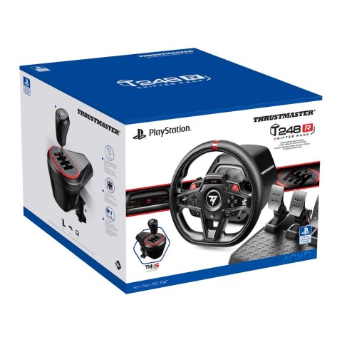 THRUSTMASTER Thrustmaster T248R Shifter Pack Czarny USB Kierownica + pedały + dźwignia zmiany biegów Analogowa/Cyfrowa PlayStation 5, PC