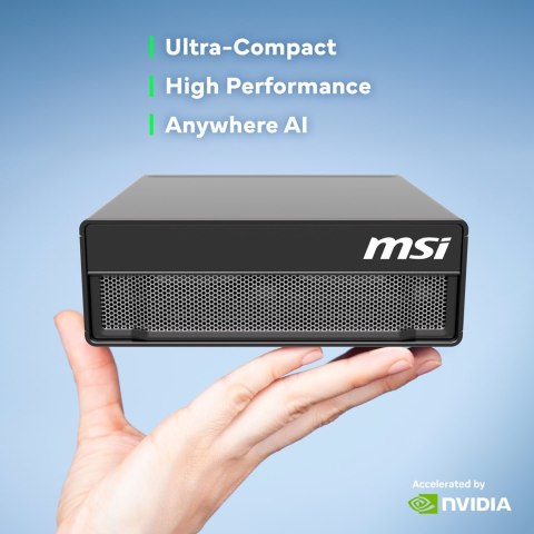 MSI MSI AI EdgeXpert MS-C931 ARM Cortex-X925 10Core + ARM Cortex-A725 10Core 128GB LPDDR5x SSD4TB M.2 NVMe NVIDIA GB10 Grace Blackwe