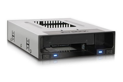 No name Icy Dock MB795SP-B panel drive bay 2,5/3,5" Taca napędu pamięci masowej Czarny