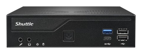 Shuttle Shuttle XP? slim DH610V2 komputer typu barebone Wielkość PC 1.35L Czarny Intel H610 LGA 1700