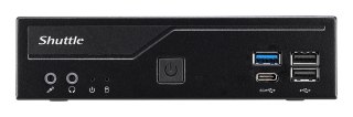 Shuttle Shuttle XP? slim DH610V2 komputer typu barebone Wielkość PC 1.35L Czarny Intel H610 LGA 1700