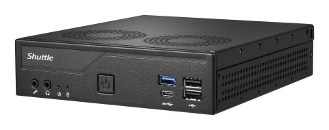 Shuttle Shuttle XP? slim DH610V2 komputer typu barebone Wielkość PC 1.35L Czarny Intel H610 LGA 1700