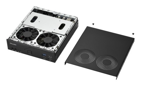 Shuttle Shuttle XP? slim DH610V2 komputer typu barebone Wielkość PC 1.35L Czarny Intel H610 LGA 1700