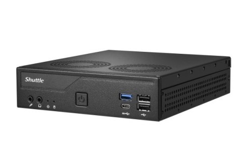 Shuttle Shuttle XP? slim DH610V2 komputer typu barebone Wielkość PC 1.35L Czarny Intel H610 LGA 1700