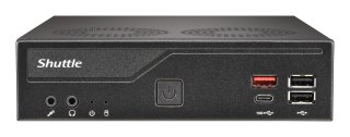 Shuttle Shuttle Slim PC DH810 Wielkość PC 1.35L Czarny LGA 1851 (Socket V1)