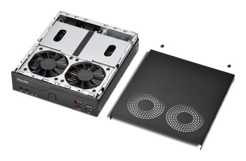 Shuttle Shuttle Slim PC DH810 Wielkość PC 1.35L Czarny LGA 1851 (Socket V1)