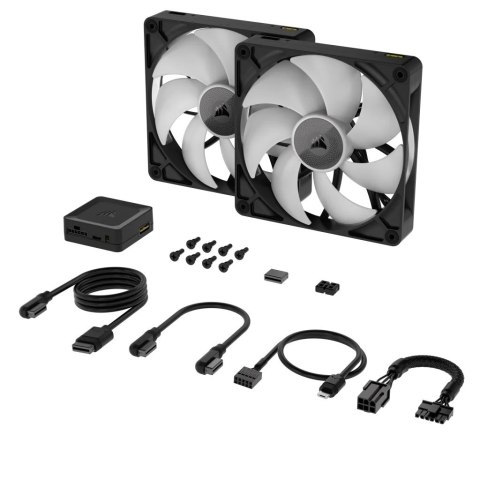 Corsair Corsair iCUE LINK RX140 RGB Obudowa komputera Wentylator 14 cm Czarny 2 szt.