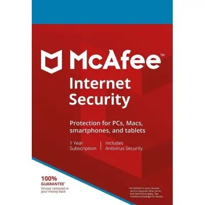 MCAFEE INTERNET SECURITY 1ROK PL