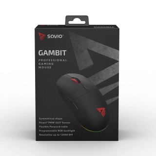 Mysz GAMINGOWA SAVIO GAMBIT