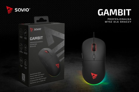 Mysz GAMINGOWA SAVIO GAMBIT