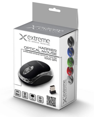 Mysz gamingowa EXTREME MYSZ OPTYCZ. BEZPRZEWODOWA HARRIER CZARNA