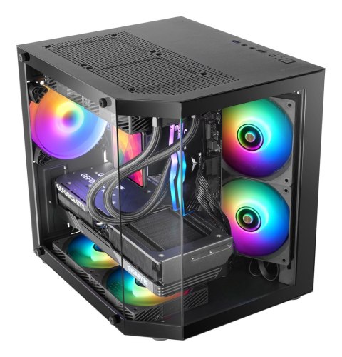 TACENS TACENS MARS MC-3TLITE 1X120 FRGB FAN mATX- obudowa