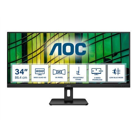 AOC MONITOR AOC LED 34" U34E2M