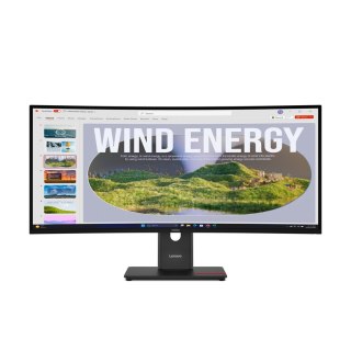 Lenovo Monitor Lenovo ThinkVision T34WD-40 64AEGAT1EU_D LED display 86,4cm (34") 3440 x 1440 px Wide Quad HD Czarny