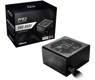 ASRock Zasilacz PRO-650G 650W 80PLUS GOLD NON MODULAR