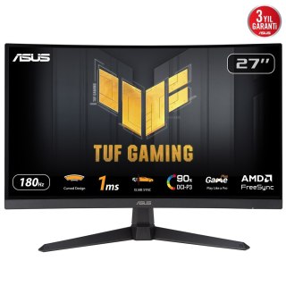 ASUS ASUS TUF Gaming VG27VQ3B monitor komputerowy 68,6 cm (27") 1920 x 1080 px Full HD LCD Czarny