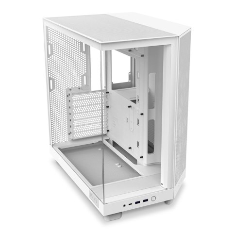 NZXT NZXT OBUDOWA KOMPUTEROWA NZXT OBUDOWA H6 FLOW MIDI TOWER Z OKNEM BIAŁA