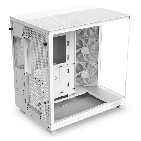 NZXT NZXT OBUDOWA KOMPUTEROWA NZXT OBUDOWA H6 FLOW MIDI TOWER Z OKNEM BIAŁA