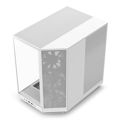 NZXT NZXT OBUDOWA KOMPUTEROWA NZXT OBUDOWA H6 FLOW MIDI TOWER Z OKNEM BIAŁA