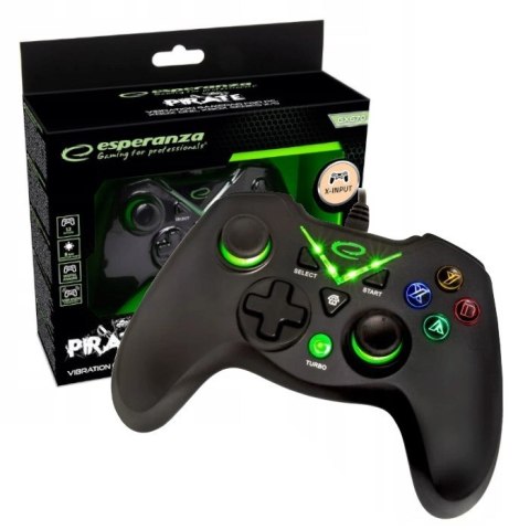 Esperanza ESPERANZA GAMEPAD PC/XBOX ONE/XBOX SERIES X/S USB PIRATE EGG114K