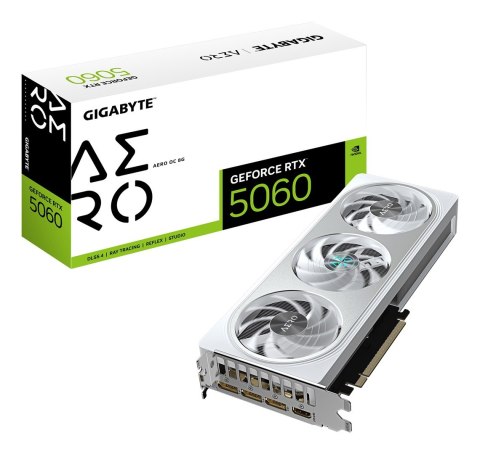 Gigabyte GIGABYTE GeForce RTX 5060 AERO OC 8G NVIDIA 8 GB GDDR7