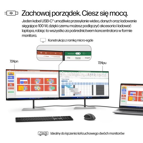 Hewlett-Packard MONITOR HP LED 24"S7 Pro 724pu (8Y2F7AA) 100Hz