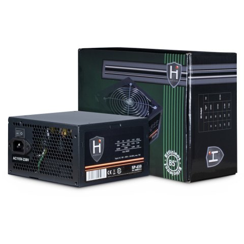 Inter-Tech Zasilacz Inter-Tech HIPOWER SP-650 650W 20+4 pin ATX ATX Czarny